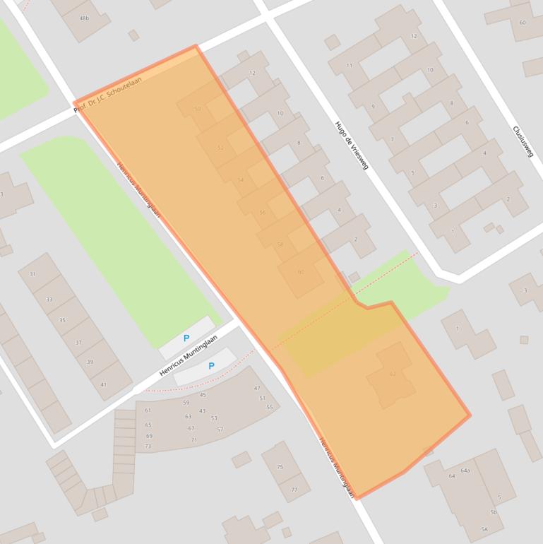 Kaart van postcodegebied 9751PZ.