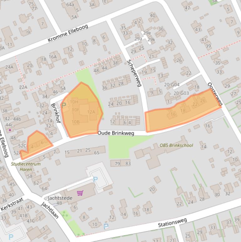 Kaart van postcodegebied 9751RM.