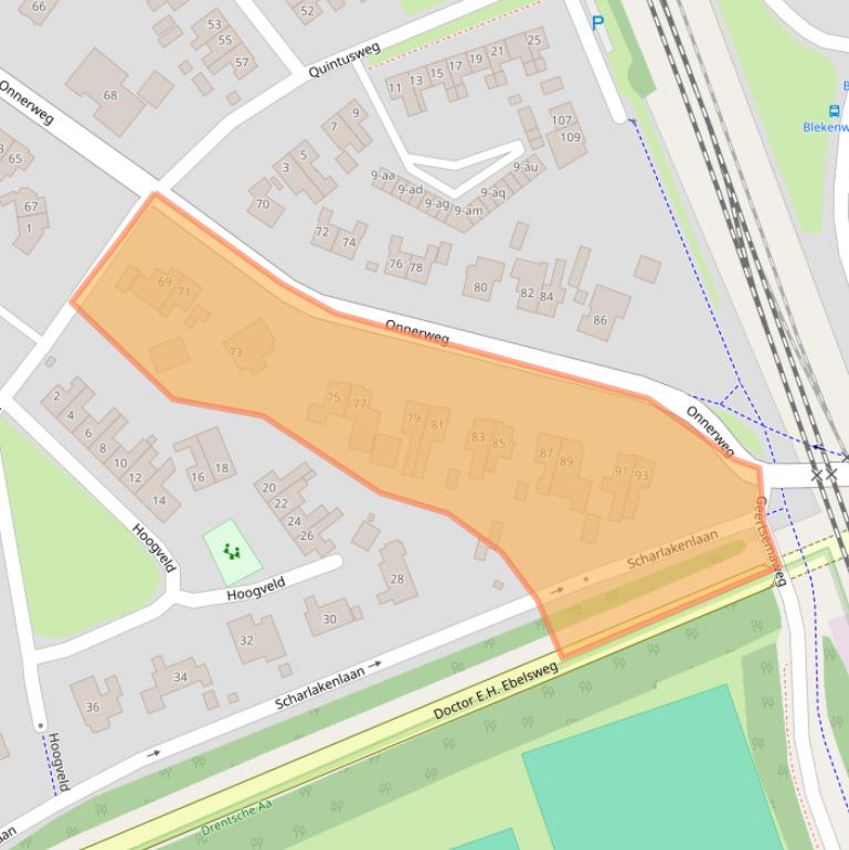 Kaart van postcodegebied 9751VC.