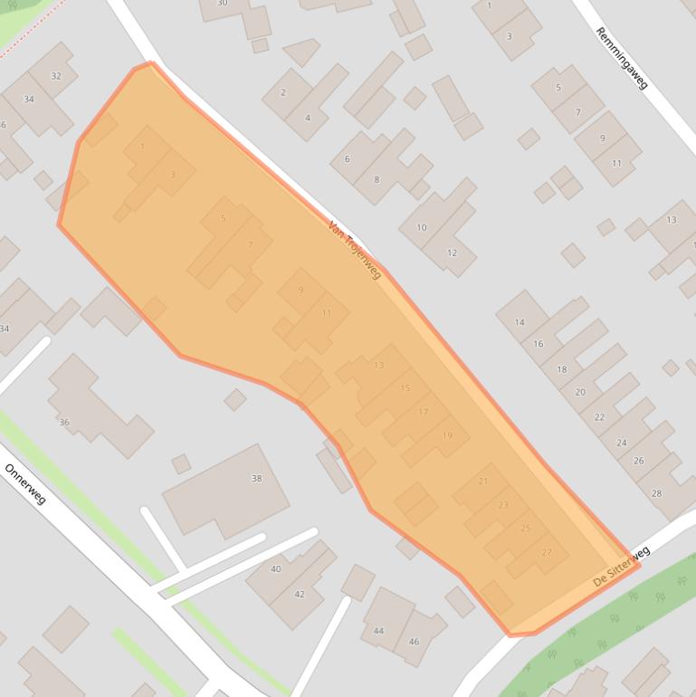 Kaart van postcodegebied 9751VK.