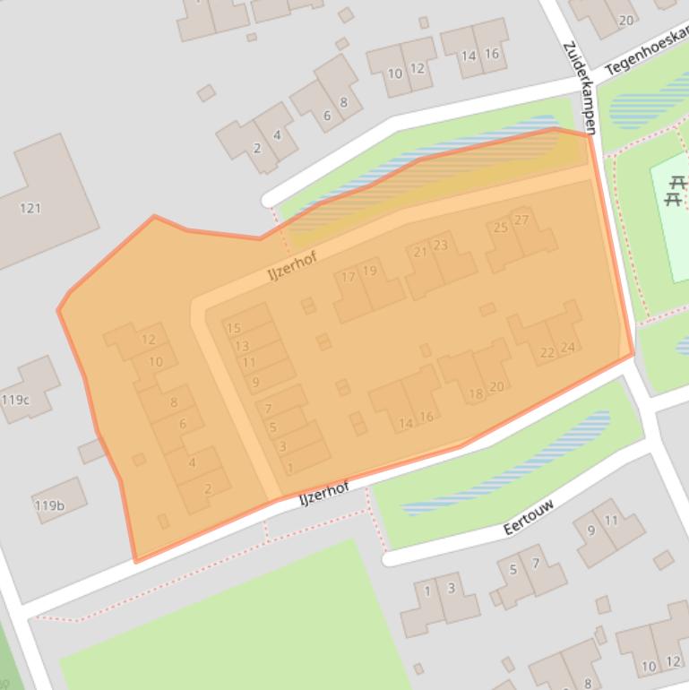 Kaart van postcodegebied 9751WM.