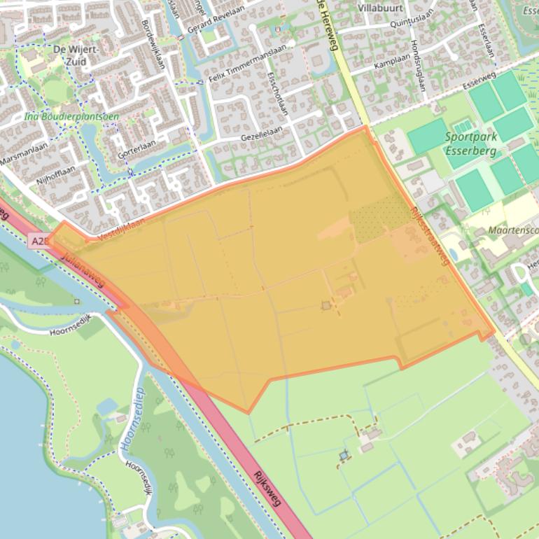 Kaart van postcodegebied 9752AA.