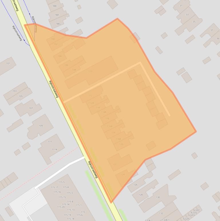 Kaart van postcodegebied 9752BK.