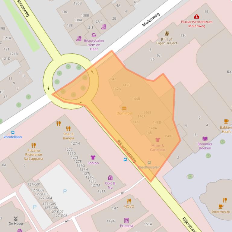 Kaart van postcodegebied 9752BM.