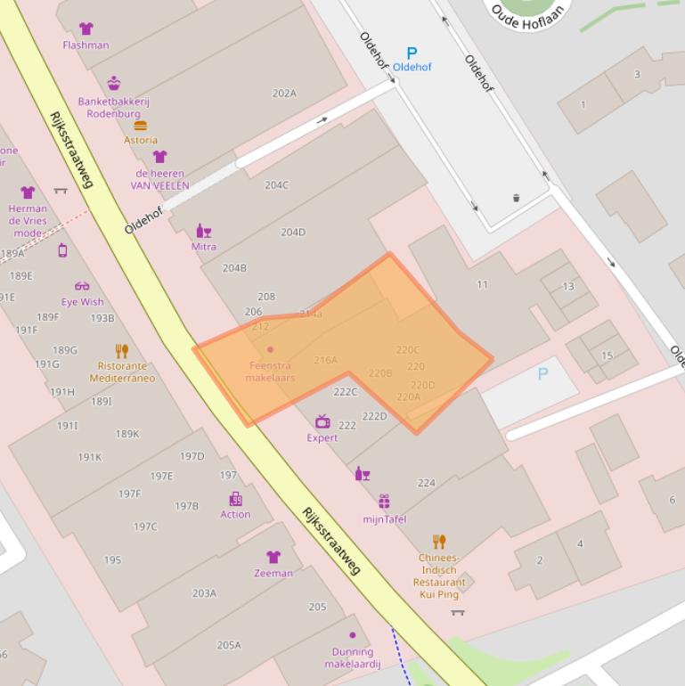 Kaart van postcodegebied 9752BS.