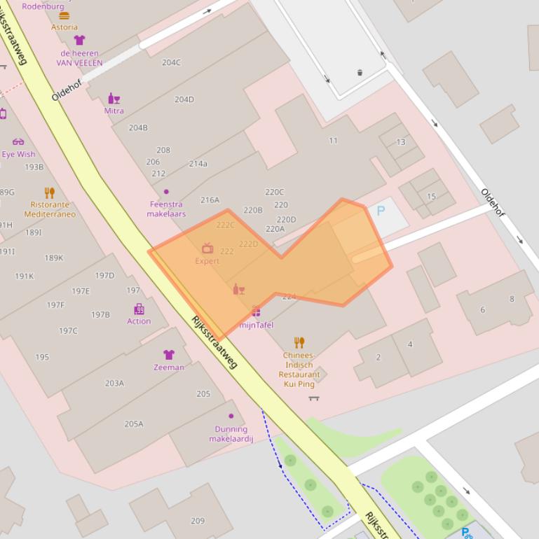 Kaart van postcodegebied 9752BT.