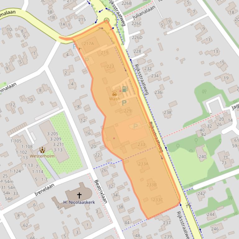 Kaart van postcodegebied 9752CA.