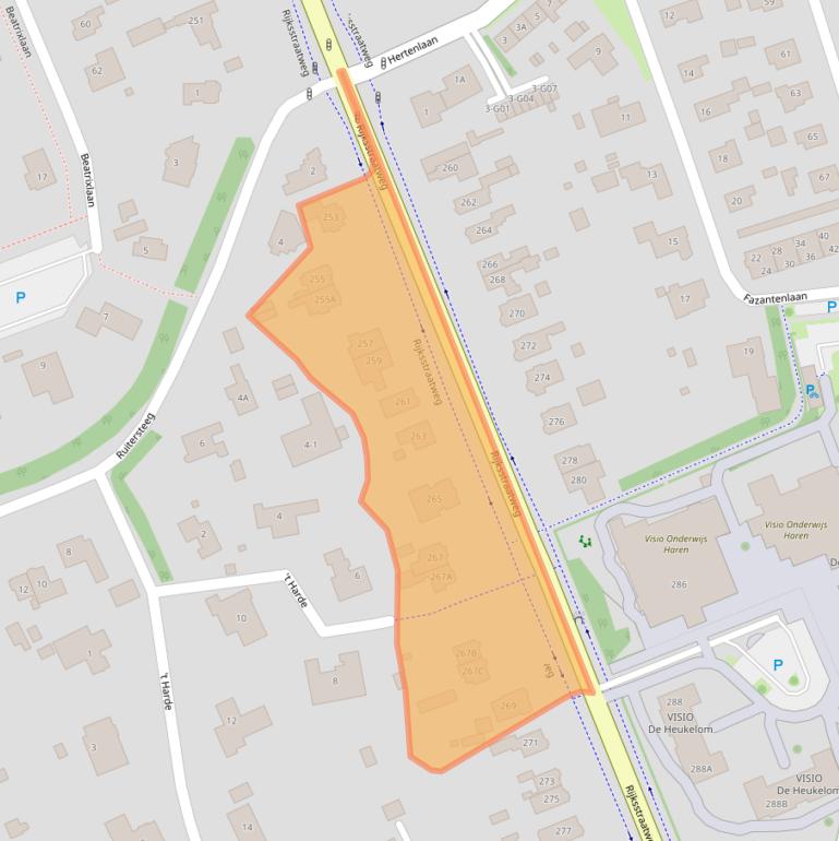 Kaart van postcodegebied 9752CC.