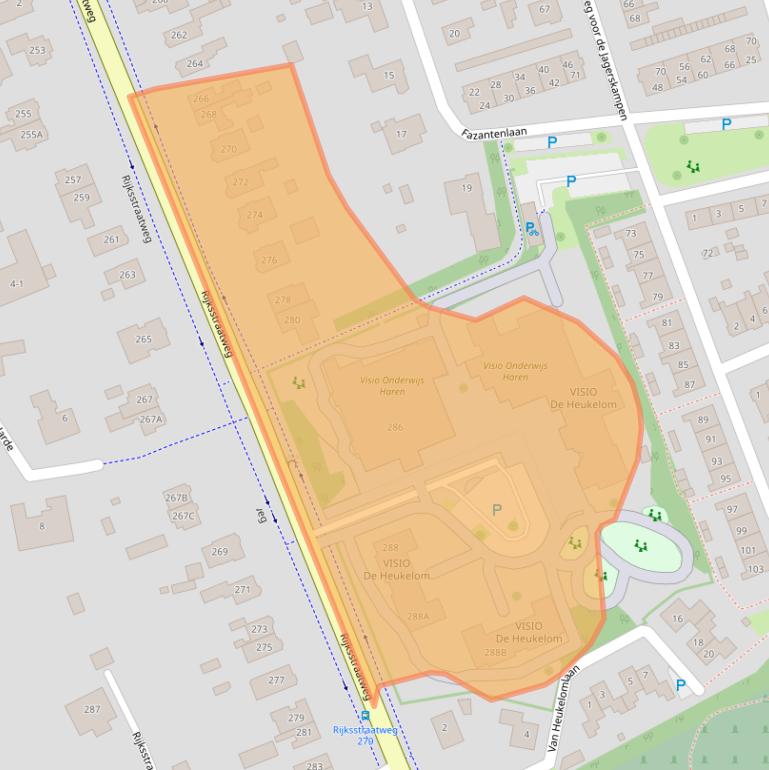 Kaart van postcodegebied 9752CL.