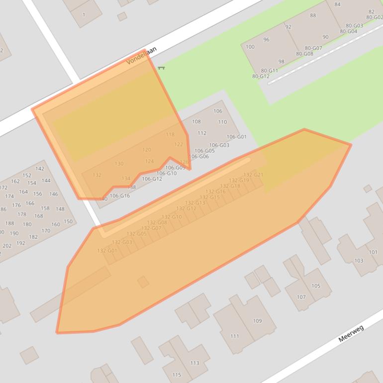 Kaart van postcodegebied 9752EH.