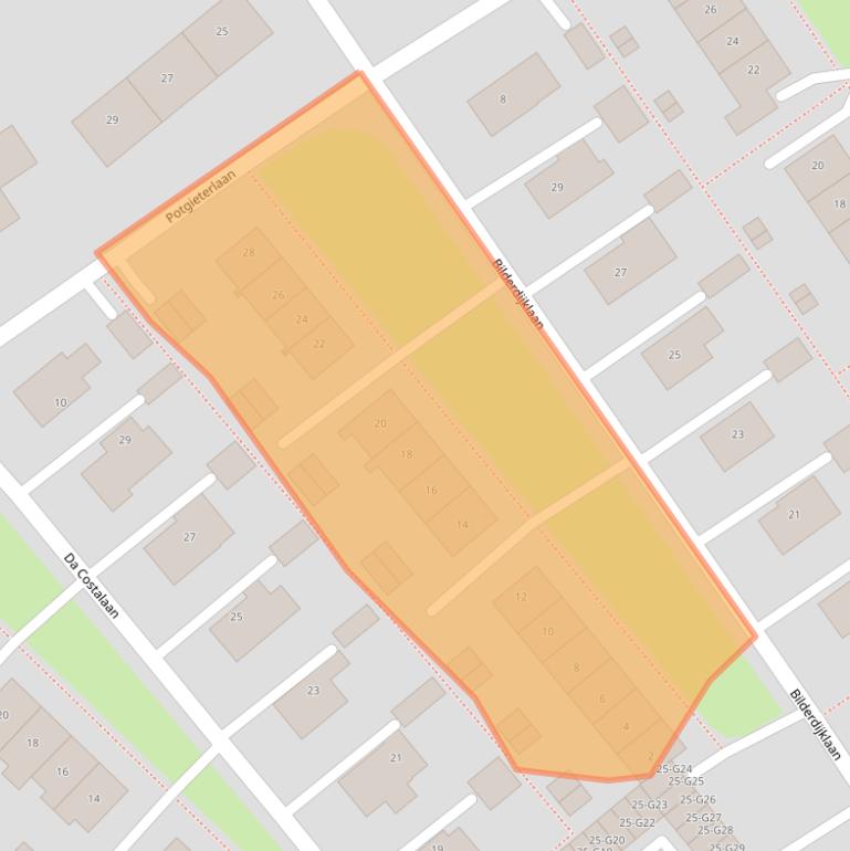 Kaart van postcodegebied 9752EN.