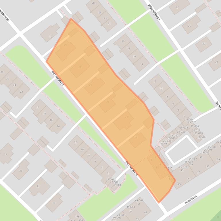 Kaart van postcodegebied 9752EP.