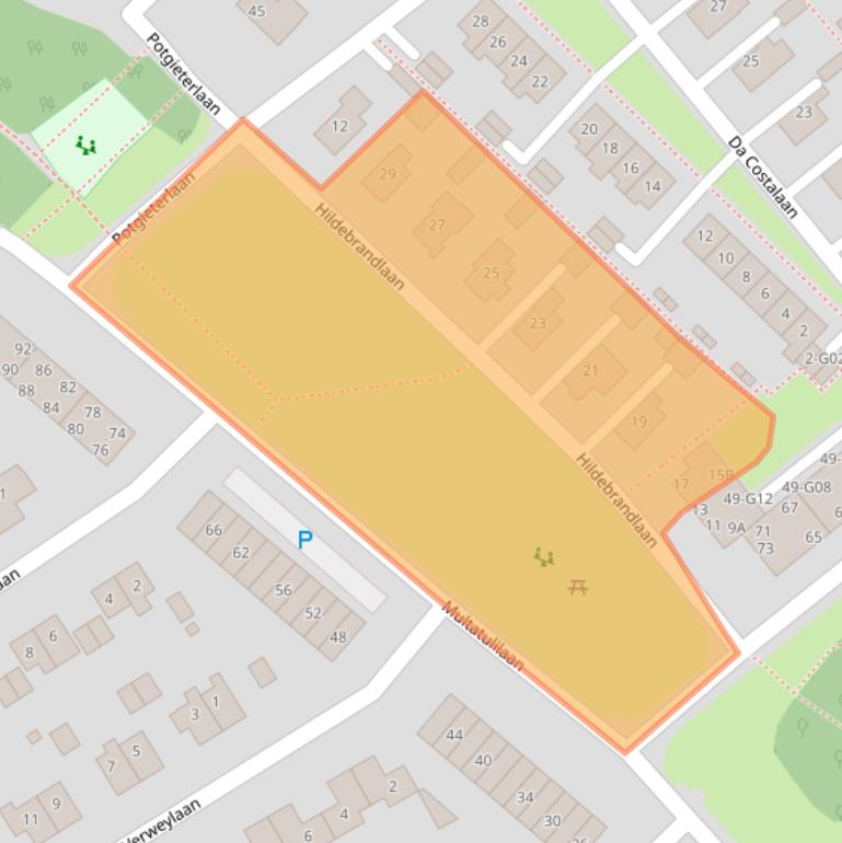 Kaart van postcodegebied 9752ET.