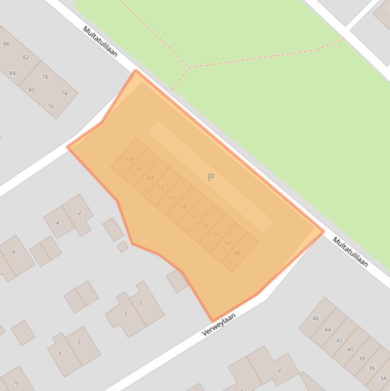 Kaart van postcodegebied 9752GG.