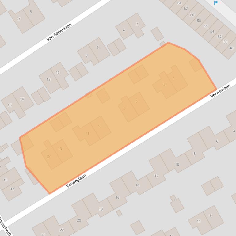 Kaart van postcodegebied 9752GL.