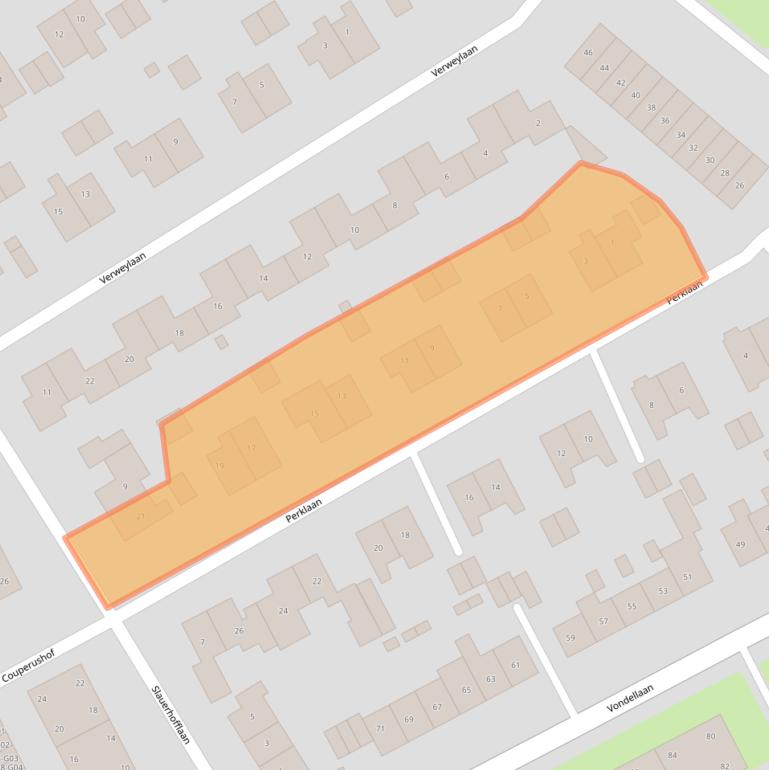 Kaart van postcodegebied 9752GN.