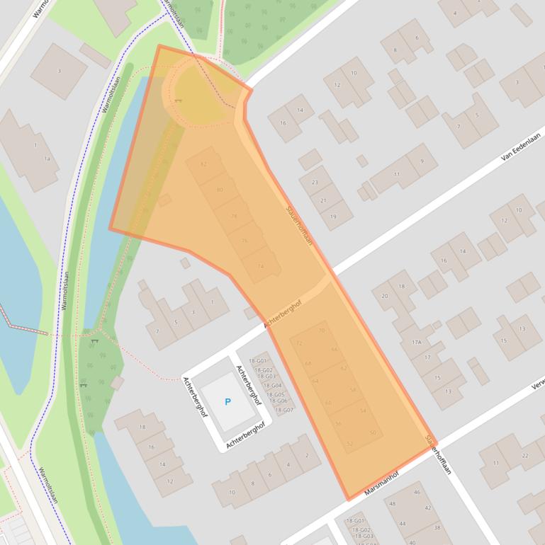 Kaart van postcodegebied 9752HD.