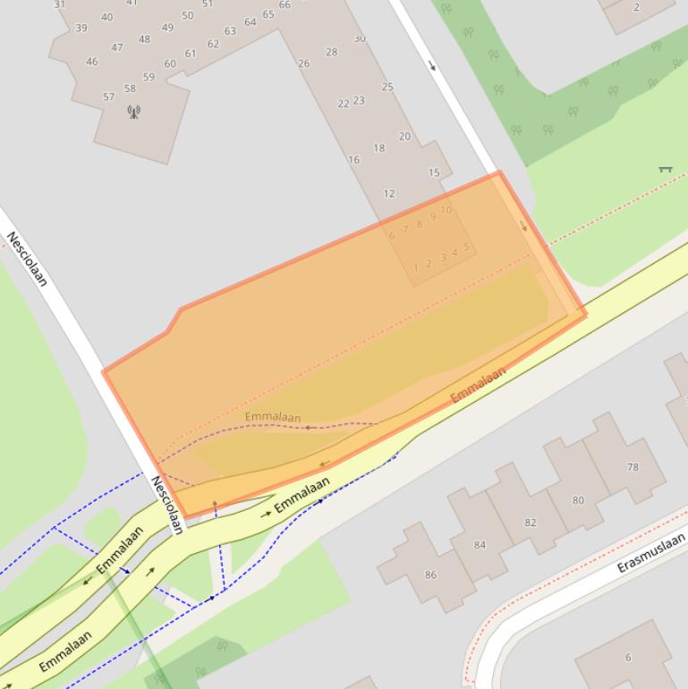 Kaart van postcodegebied 9752HJ.