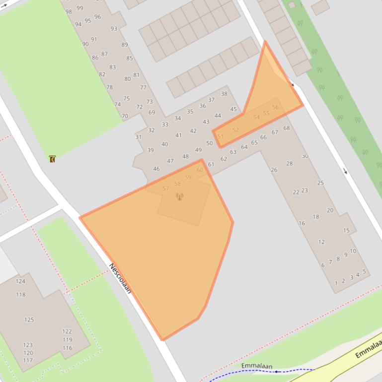 Kaart van postcodegebied 9752HP.