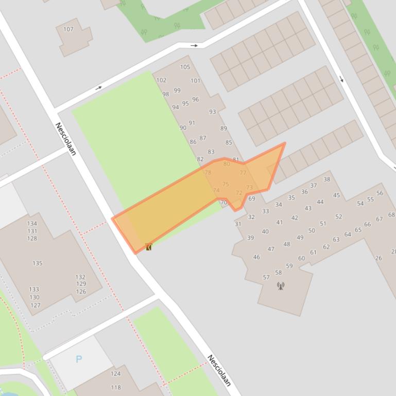 Kaart van postcodegebied 9752HS.