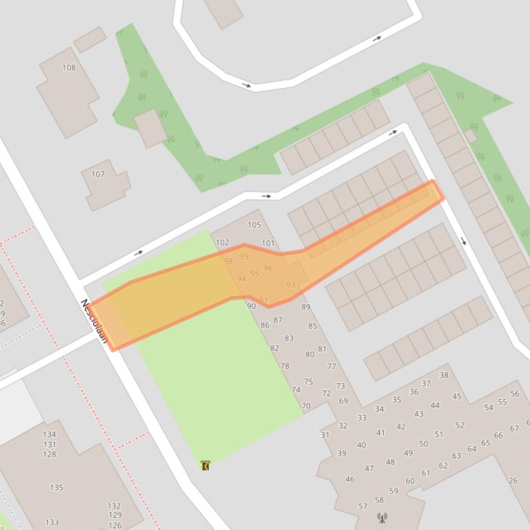 Kaart van postcodegebied 9752HV.