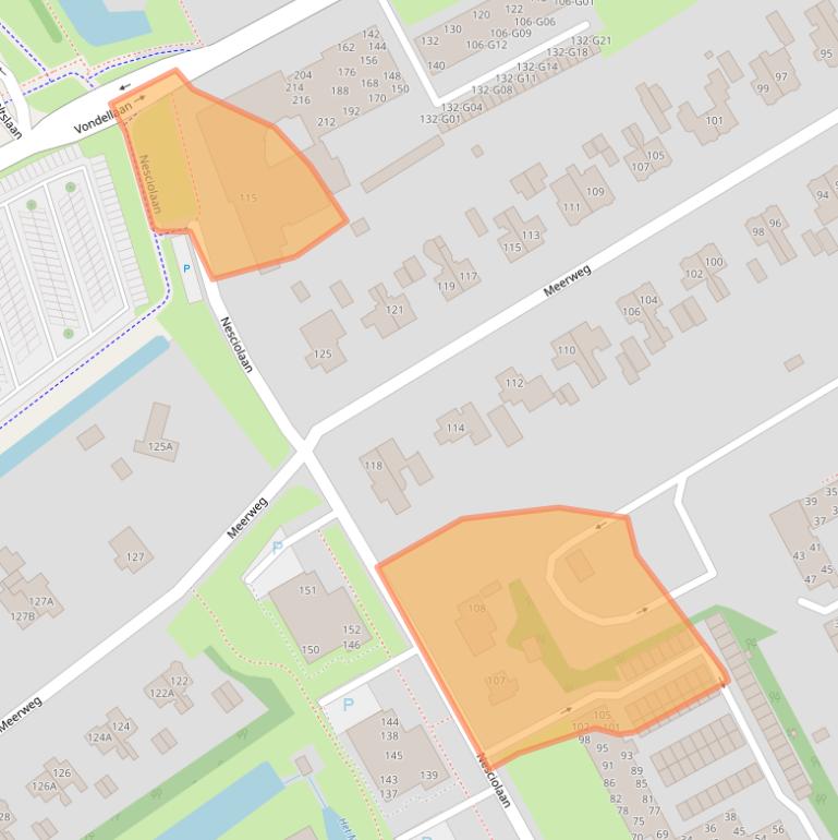 Kaart van postcodegebied 9752HW.