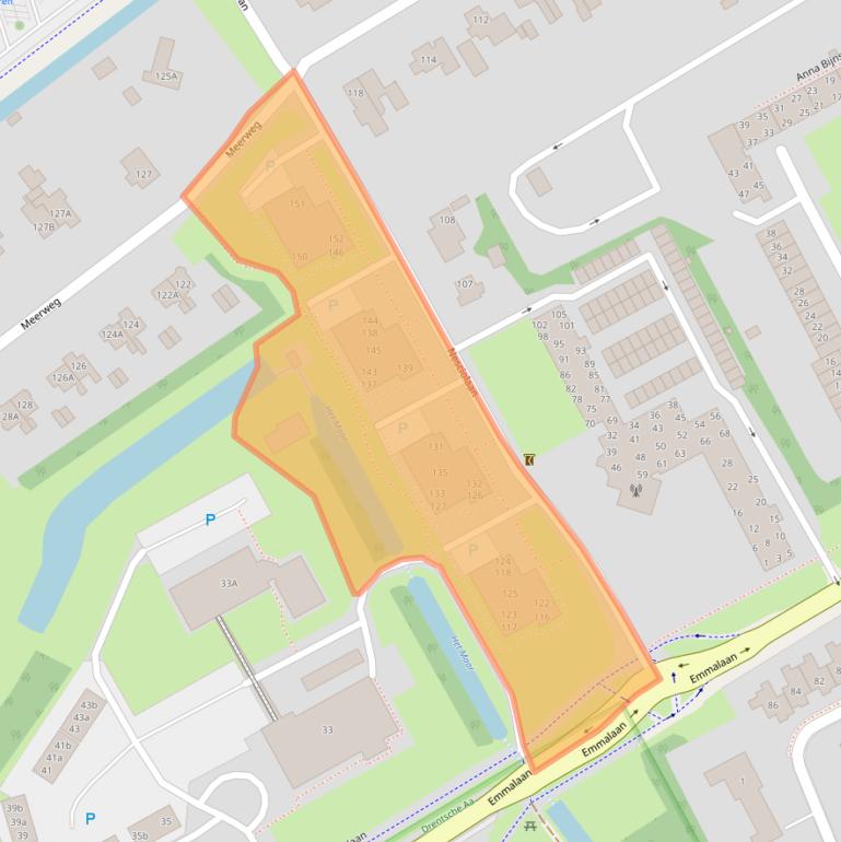 Kaart van postcodegebied 9752HX.