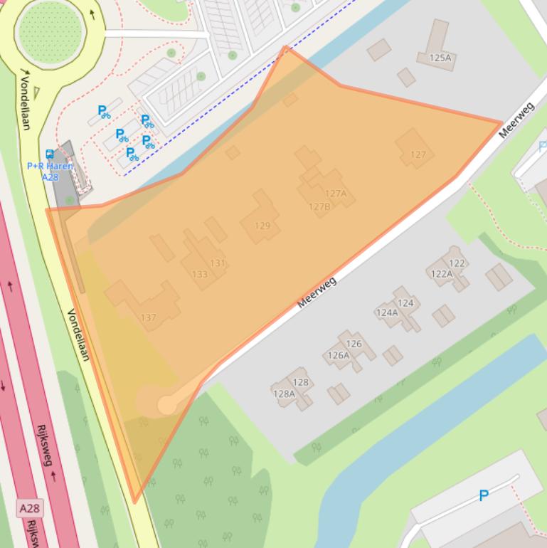 Kaart van postcodegebied 9752JG.