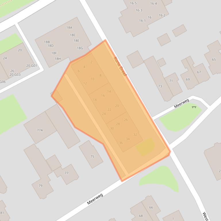 Kaart van postcodegebied 9752JN.