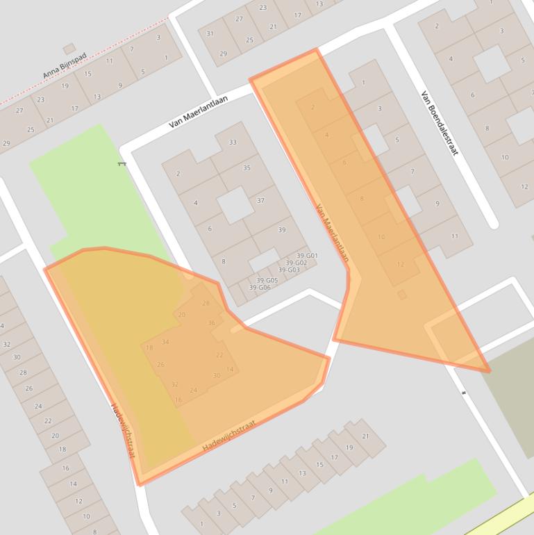 Kaart van postcodegebied 9752JS.