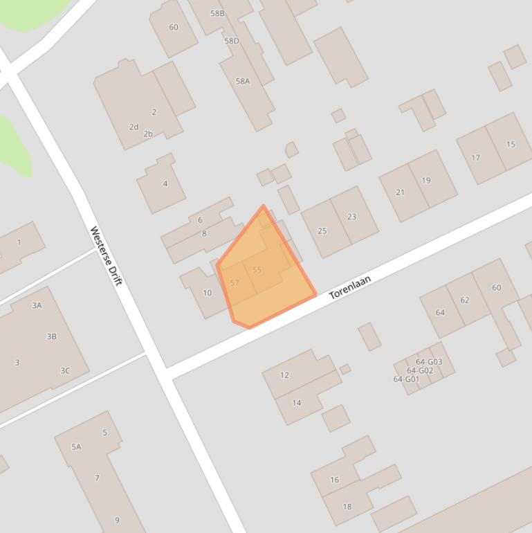 Kaart van postcodegebied 9752KB.