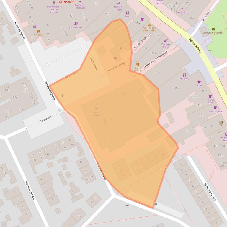 Kaart van postcodegebied 9752KH.