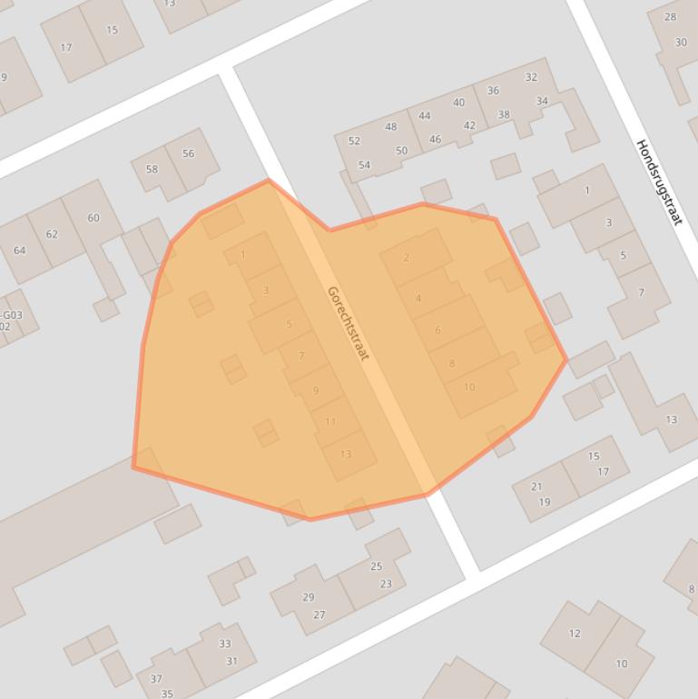 Kaart van postcodegebied 9752KL.