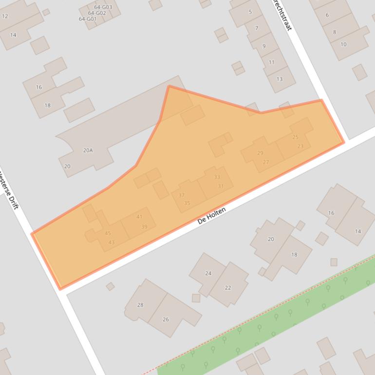 Kaart van postcodegebied 9752KN.