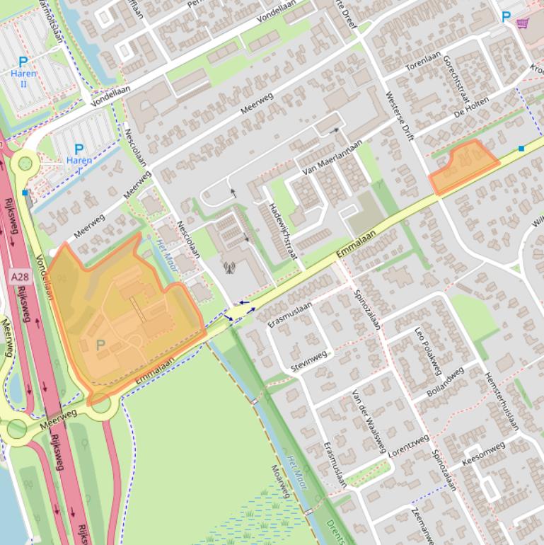 Kaart van postcodegebied 9752KS.