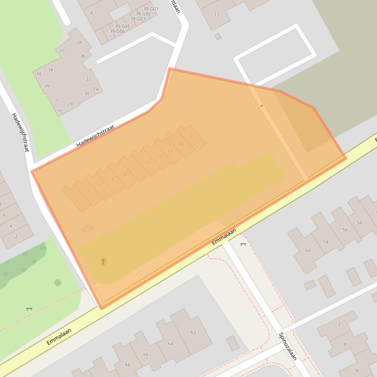 Kaart van postcodegebied 9752KW.