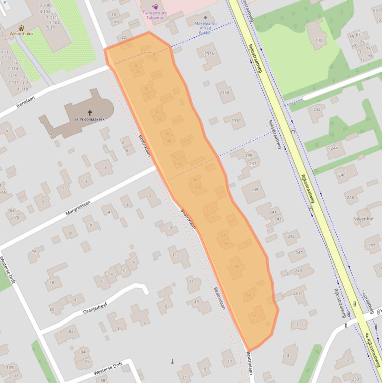 Kaart van postcodegebied 9752LR.