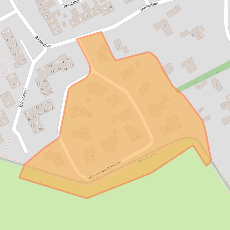 Kaart van postcodegebied 9752MA.