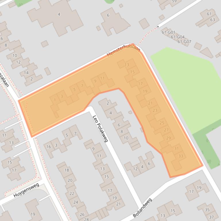 Kaart van postcodegebied 9752NA.