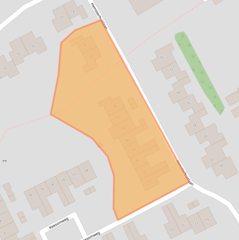 Kaart van postcodegebied 9752NB.