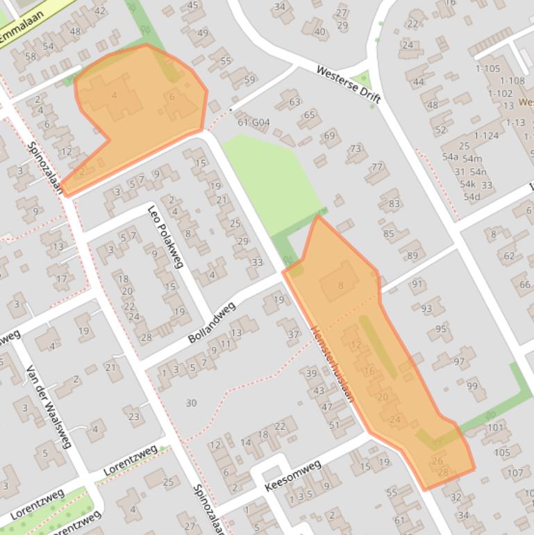 Kaart van postcodegebied 9752ND.