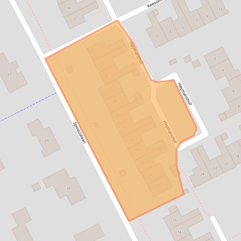 Kaart van postcodegebied 9752NK.