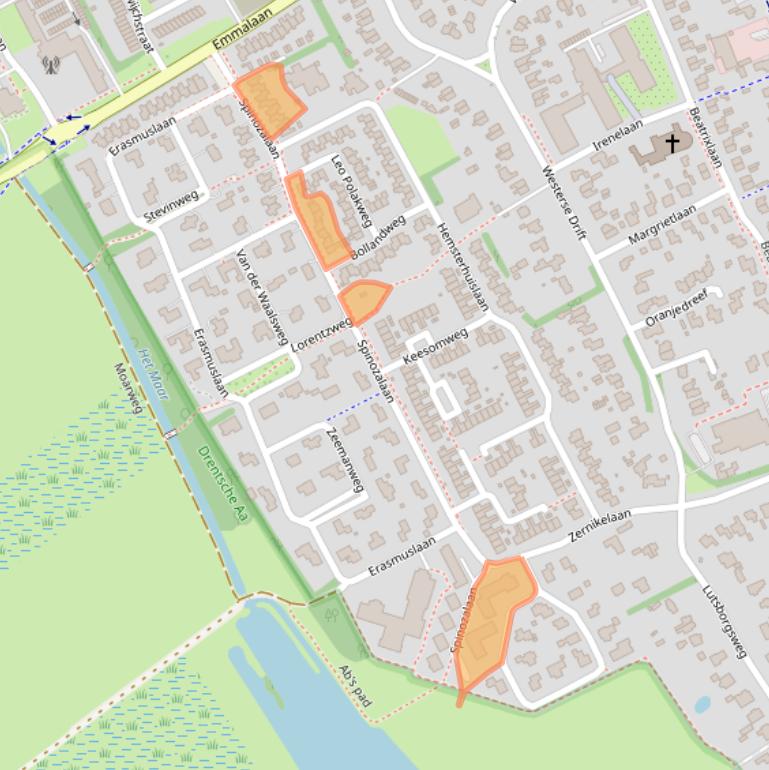 Kaart van postcodegebied 9752NS.