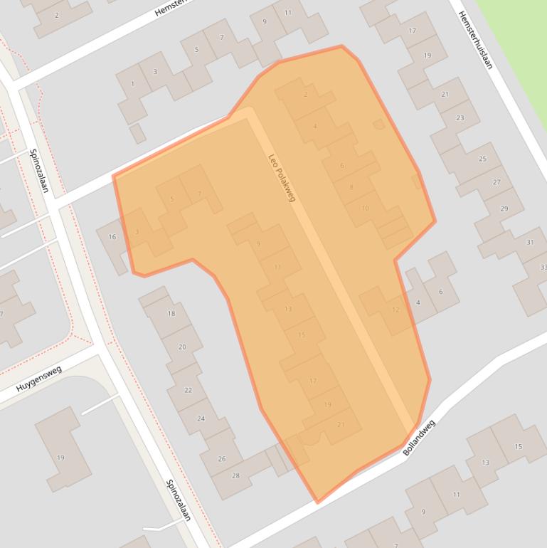 Kaart van postcodegebied 9752NT.