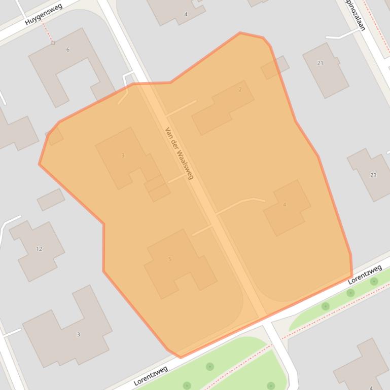 Kaart van postcodegebied 9752NX.