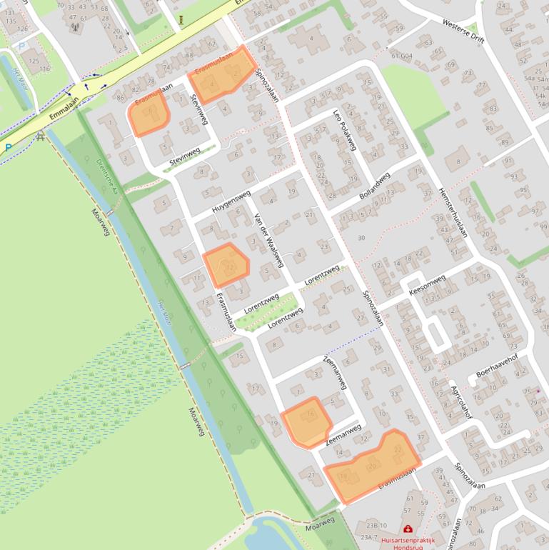 Kaart van postcodegebied 9752PG.