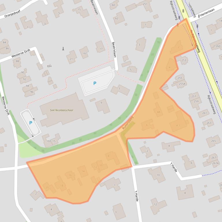 Kaart van postcodegebied 9752VB.