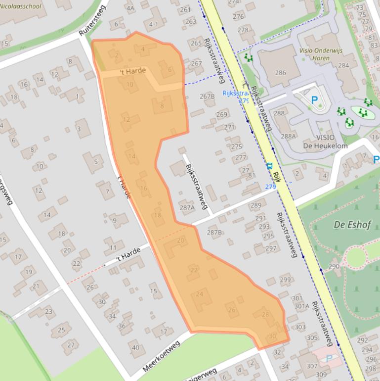 Kaart van postcodegebied 9752VD.