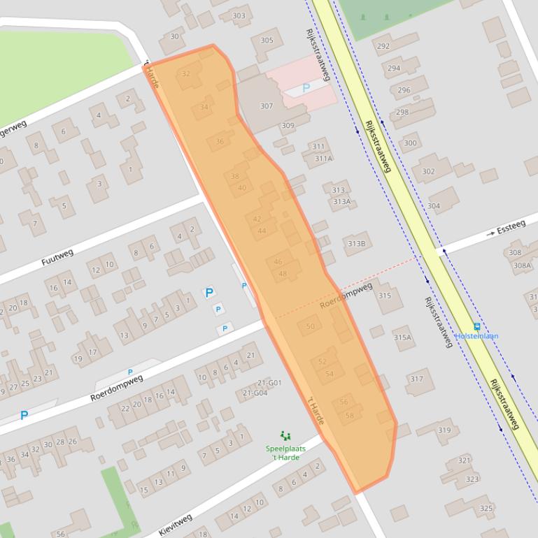 Kaart van postcodegebied 9752VE.