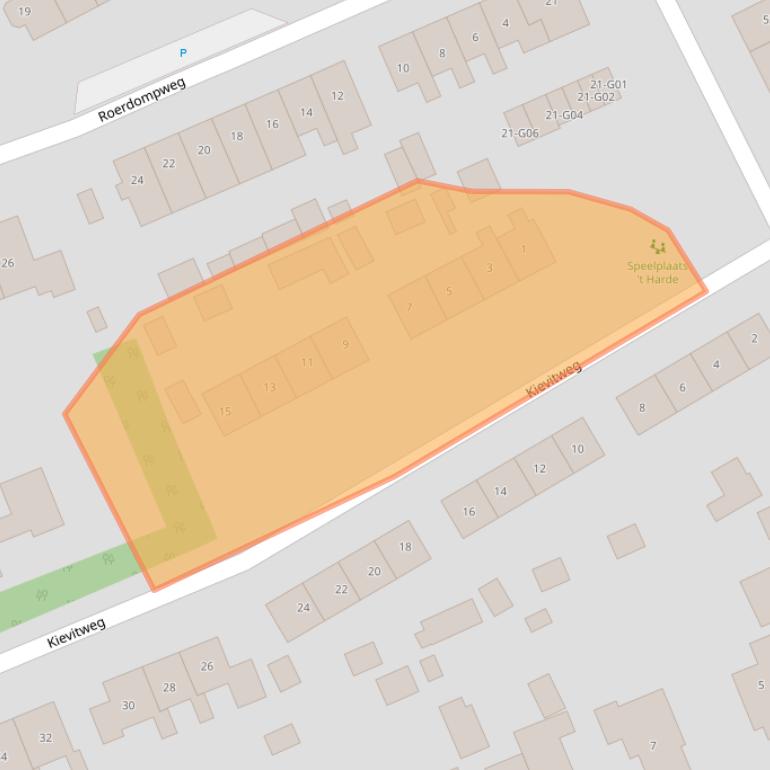 Kaart van postcodegebied 9752VM.